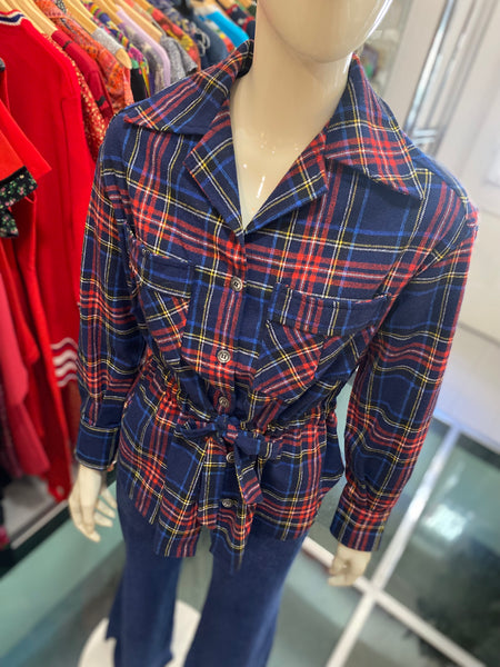 Camicia tartan 70s