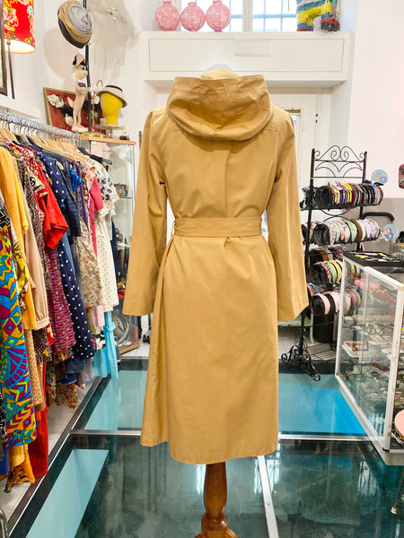 Trench con cappuccio 70s