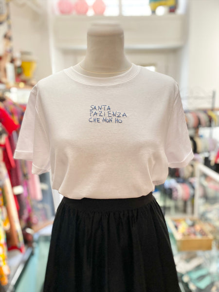 T-shirt santa pazienza che non ho