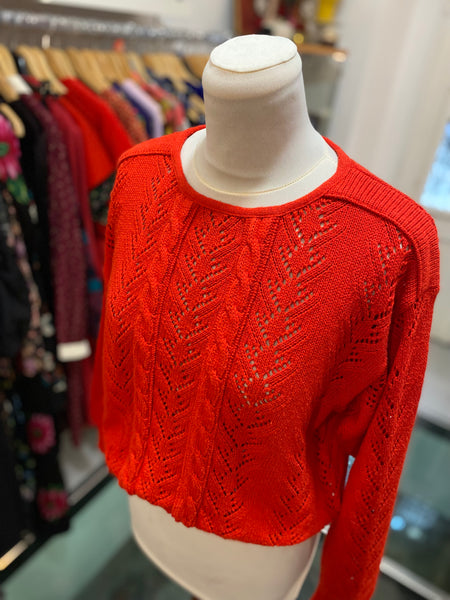 Maglioncino rosso cotone