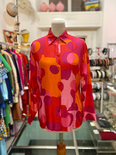 Camicetta seta colorata