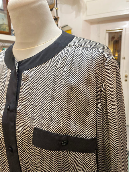 Blusa 80s spina di pesce