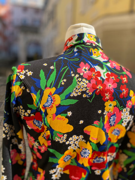 Camicia 70s fiori