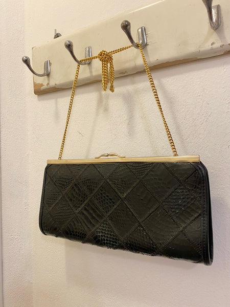 Borsetta patchwork rettile