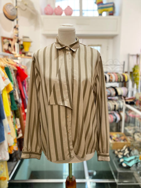 Camicia 80s tortora