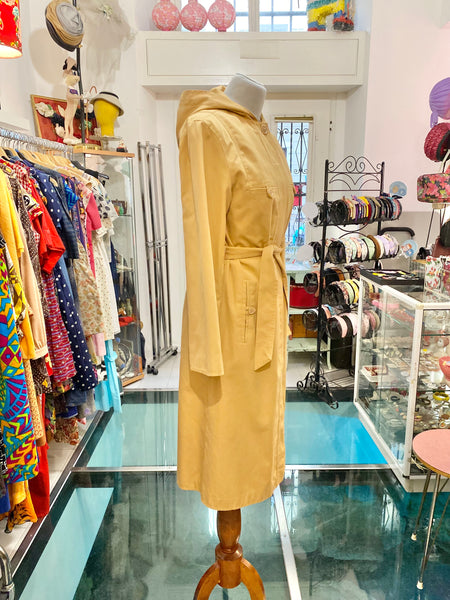 Trench con cappuccio 70s