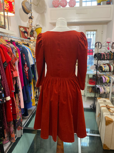 Laura Ashley bordeaux velluto