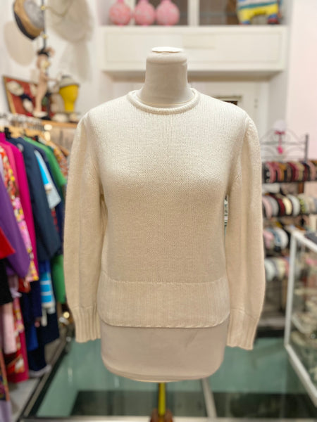 Maglioncino bianco con angora