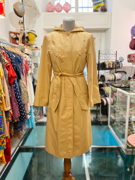 Trench con cappuccio 70s