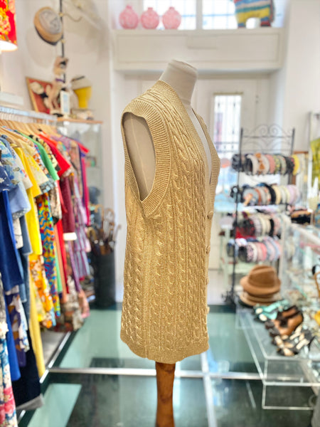 Gilet oro Luisa Spagnoli