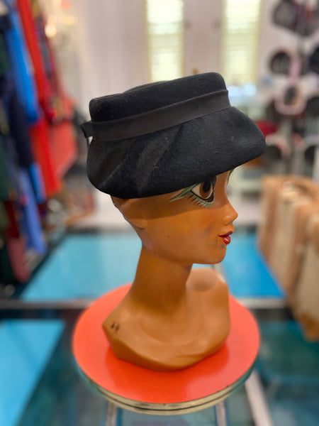 Cappellino 50s nero Alessandrino Trieste