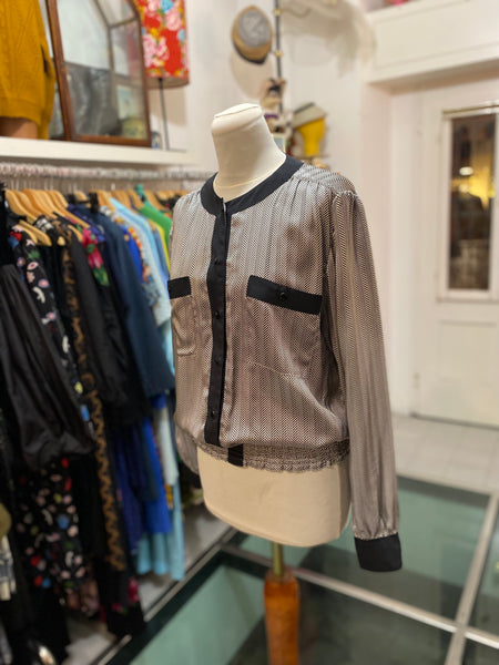 Blusa 80s spina di pesce