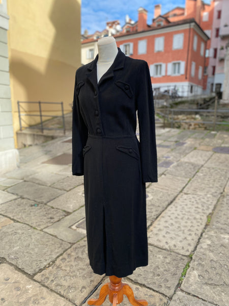 Abito nero 40s