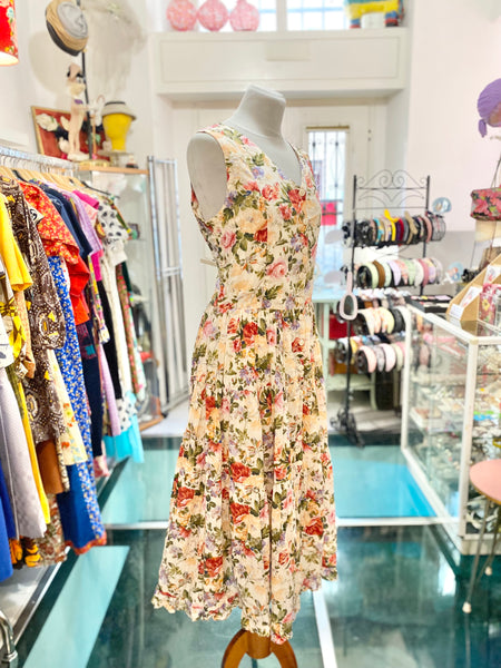 Abito 90s cotone fiori