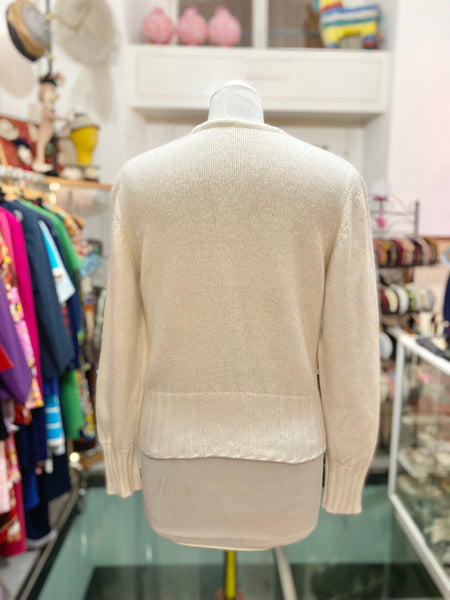 Maglioncino bianco con angora