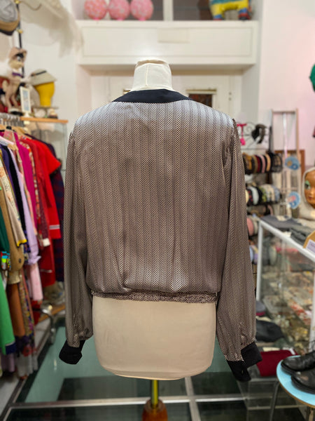 Blusa 80s spina di pesce