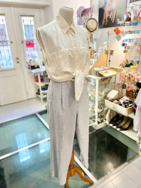 Pantaloni righe 80s