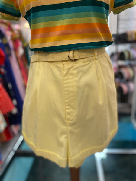 Shorts gialli 80s