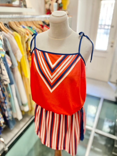 Copricostume righe 80s