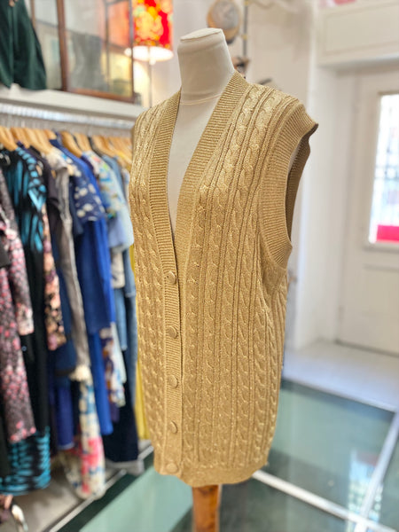 Gilet oro Luisa Spagnoli