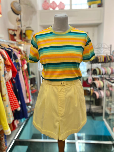 Shorts gialli 80s