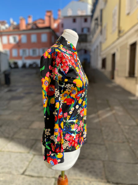 Camicia 70s fiori