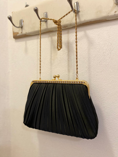 Borsetta tessuto plissettato