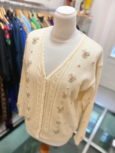 Cardigan ricami