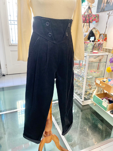 Pantaloni velluto costine 80s