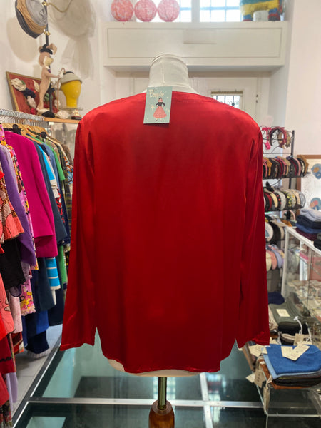 Blusa seta rossa