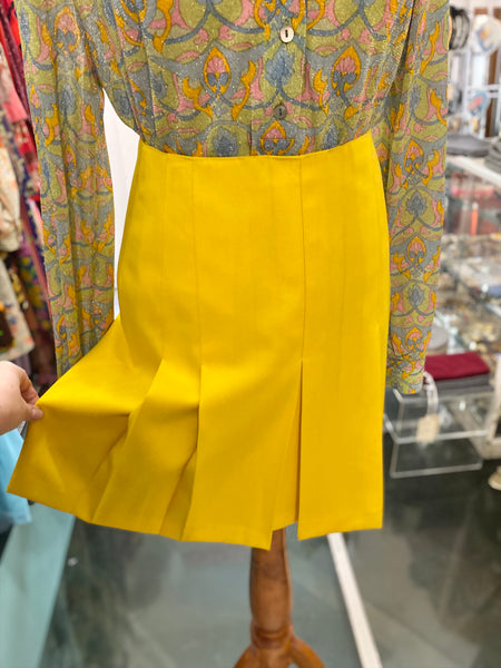 Gonnellina 70s gialla