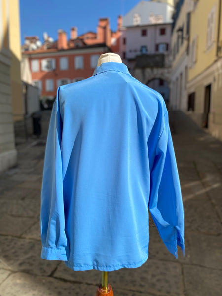 Camicia celestone ricami