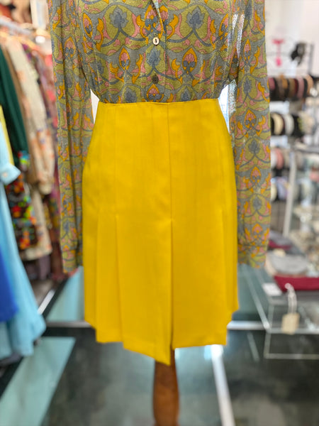 Gonnellina 70s gialla