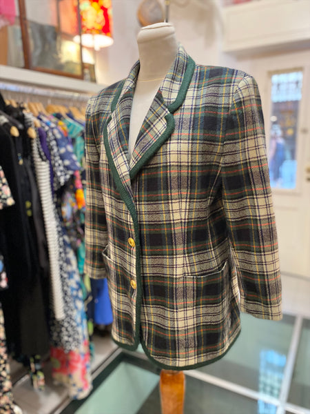 Giacca tartan 90s