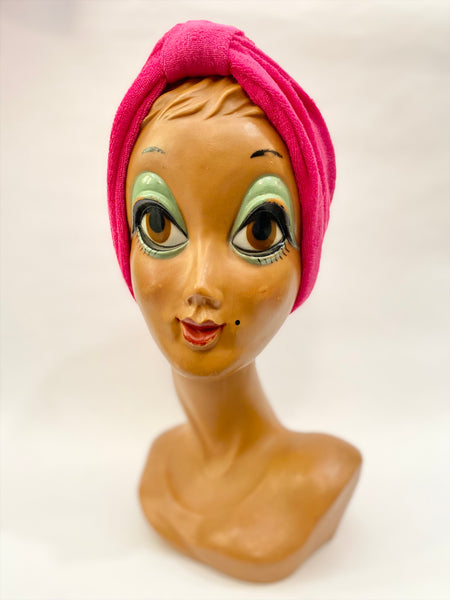 Turbante spugna fuxia