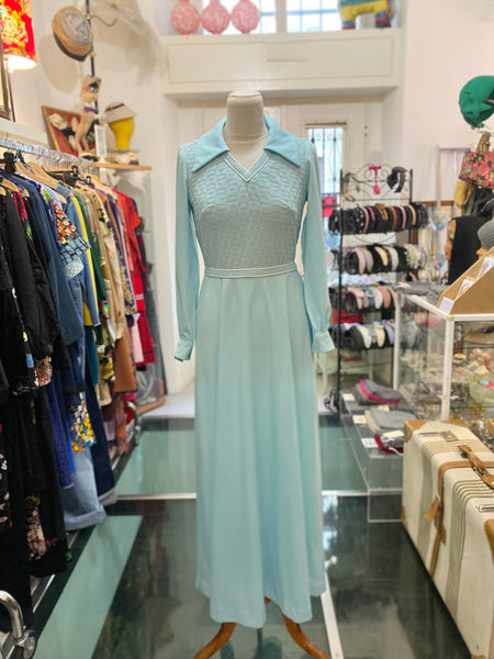 Abito 70s azzurro