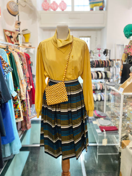 Borsetta perline legno