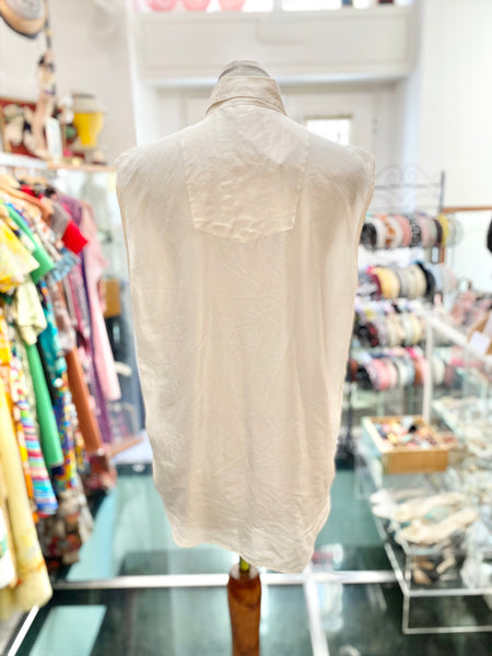 Camicia seta smanicata