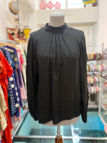 Camicia seta nera