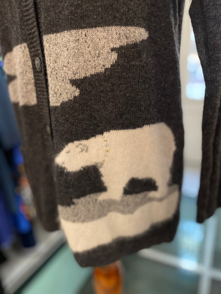 Cardigan orso polare