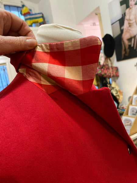 Trench rosso