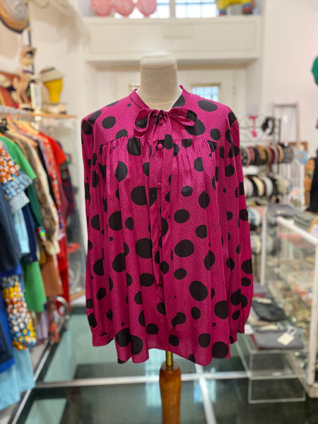 Camicia pois grandi ciclamino