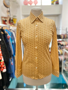 Camicia 70s noisette