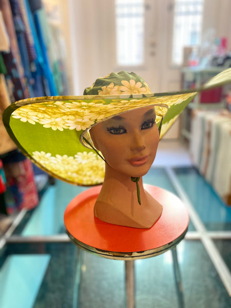 Cappello parasole a scatto 70s
