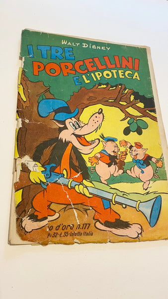 I tre porcellini e l’ ipoteca - 1 ottobre 1949